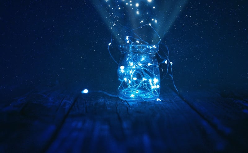 Fairy Light Mason Jars